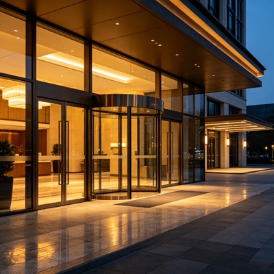 Microwave door sensor for hotels automatic door application