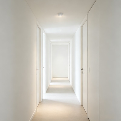 Microwave movement sensor for corridors.