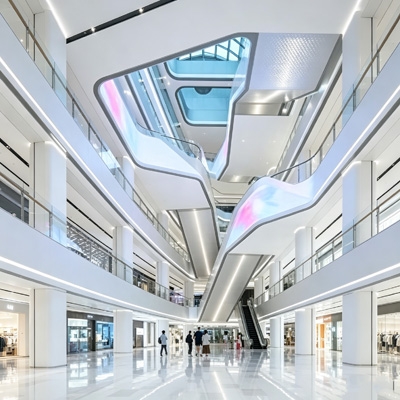 Microwave PIR sensor for shopping malls