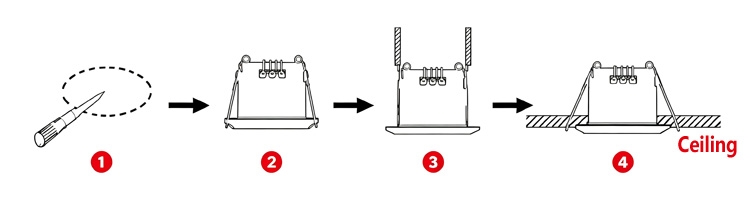 Installing microwave sensors for lighting step by step