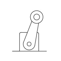 Mini limit switch roller lever