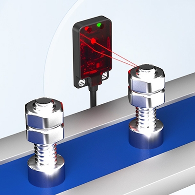Mini photoelectric sensor for foreign object detection