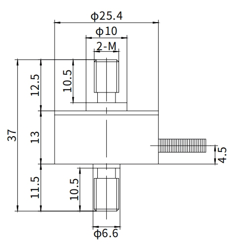 Mini tension compression load cell dimension