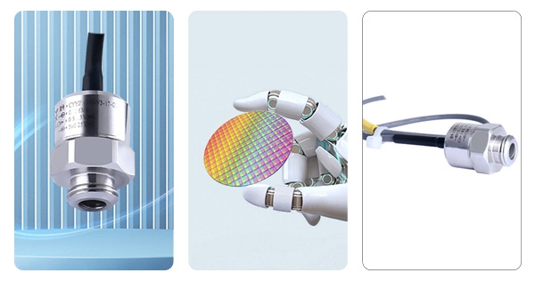 Miniature pressure sensor feature