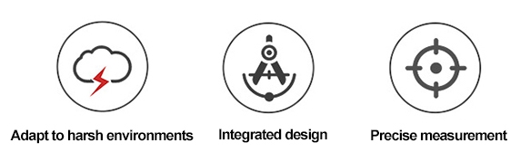 Miniature wind speed direction sensor features