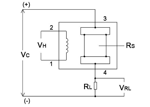 Natural gas sensor basic test circuit