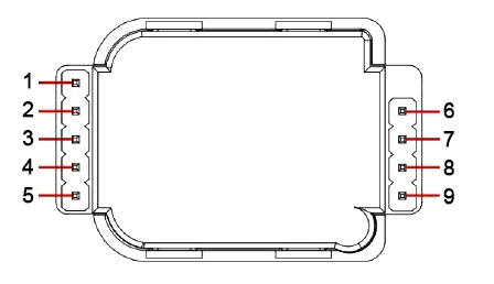 NDIR co2 sensor module pin definition