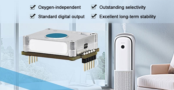 NDIR gas sensor feature