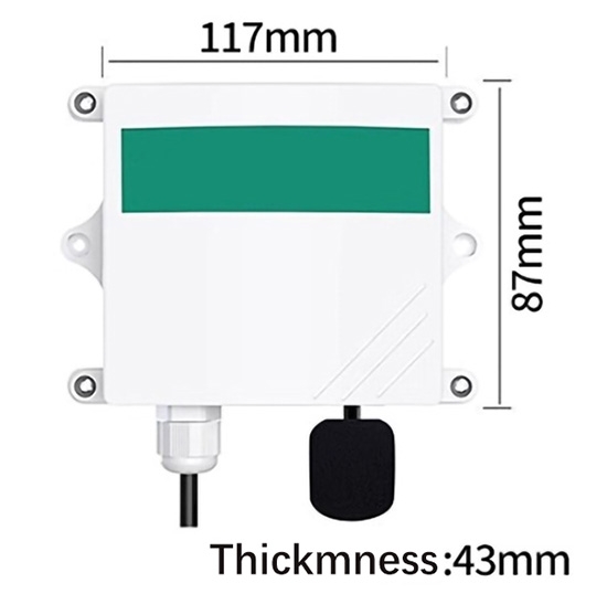 Noise sensor wall mounted dimension