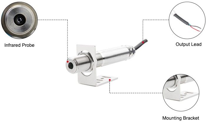 Non-contact high temperature infrared sensor details