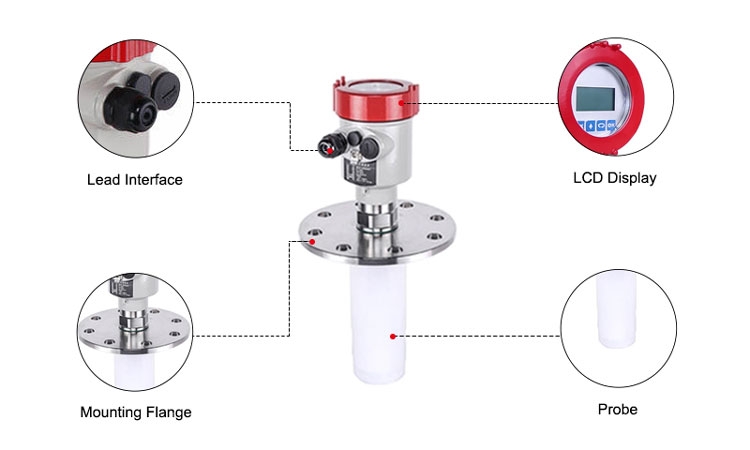 Non contact radar liquid level sensor details