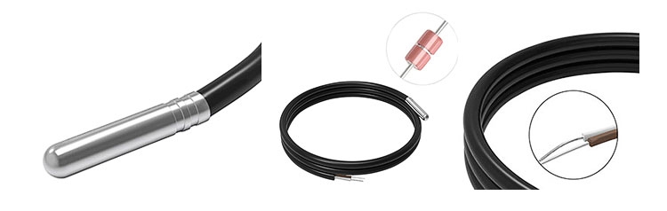 NTC temperature sensor probe details