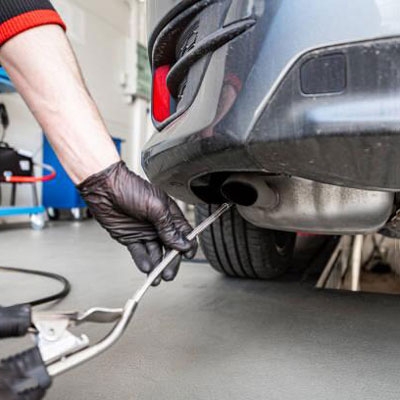 O2 gas sensor of automotive emissions testing