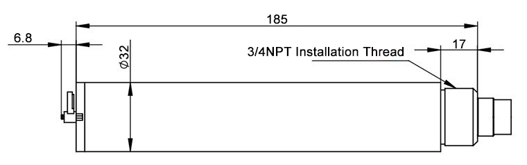 Oil in water sensor dimension