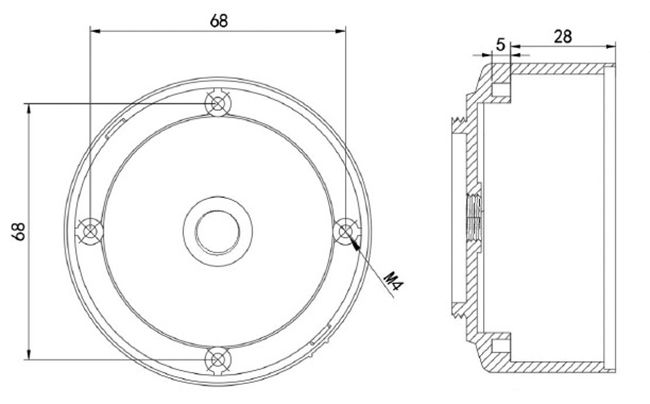 Optical tipping bucket rain sensor other installation