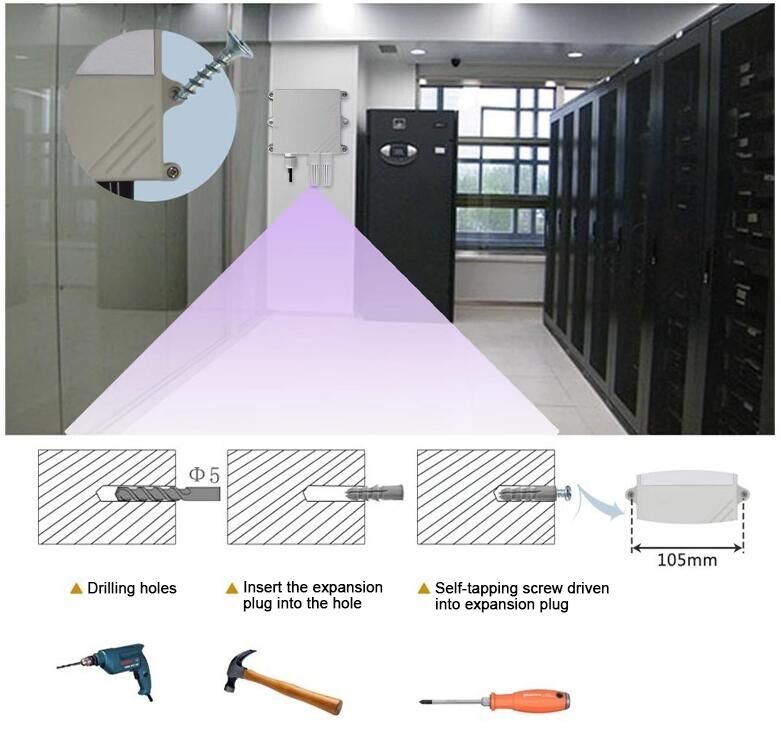 Outdoor air quality sensor installation