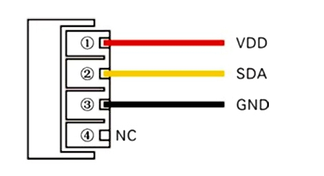 Outdoor temperature and humidity sensor wiring