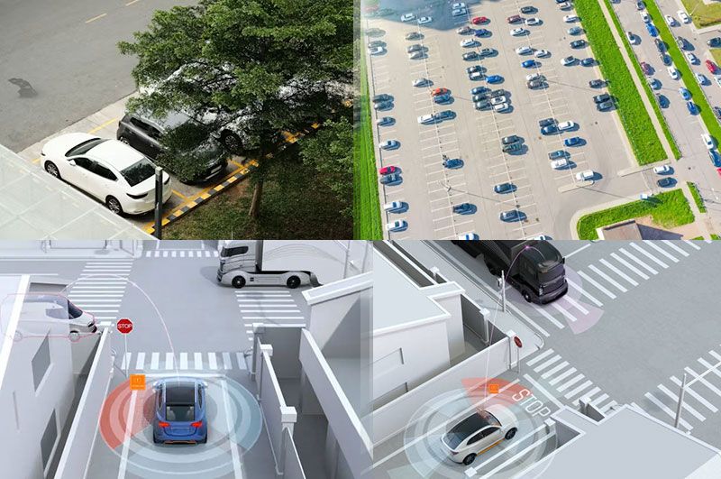 Parking proximity sensor picture