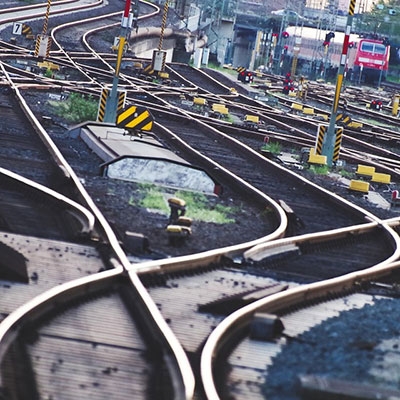 Railway track vibration monitoring