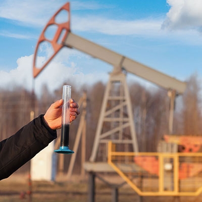 Petroleum clo2 detection