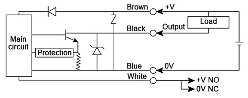 Photoelectric switch sensor npn output