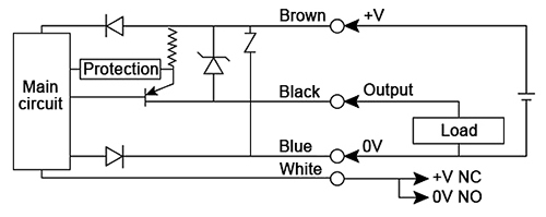 Photoelectric switch sensor pnp output
