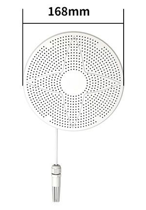 PM2.5/PM10 air particle sensor size