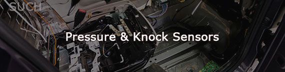 Pressure knock sensors show