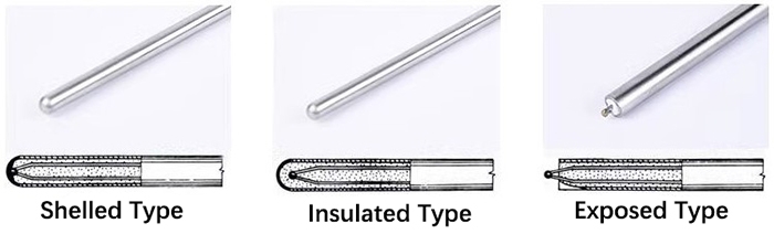 R type thermocouple connection