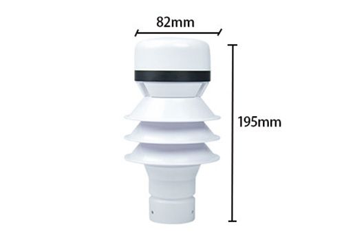 Radar rain gauge sensor dimension