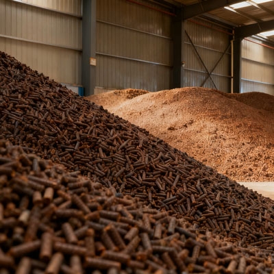 Radar type level sensor for solid materials