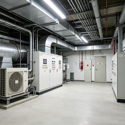 Reactive power transducer for commercial buildings