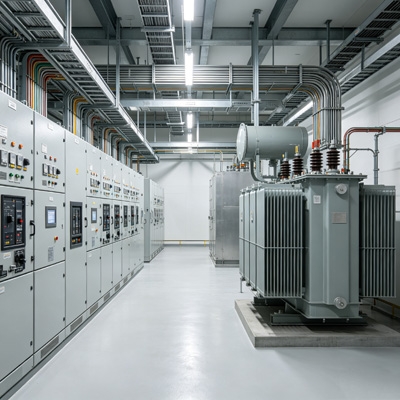 Reactive power transducer for power distribution
