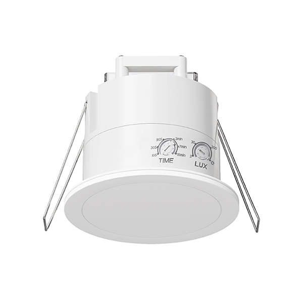 Recessed microwave presence sensor