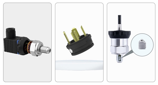 Refrigeration pressure sensor features