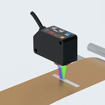 RGB color sensor of tape inspection