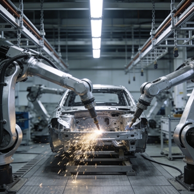 Ring type proximity sensor for automotive manufacturing and assembly