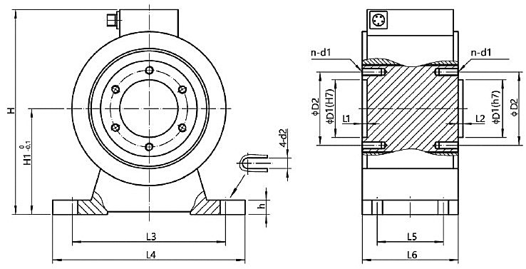 Rotary torque sensor dimension