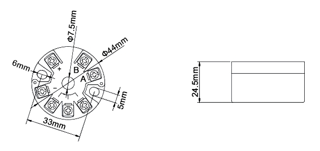 RTD converter dimension