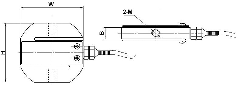 S shaped load cell size