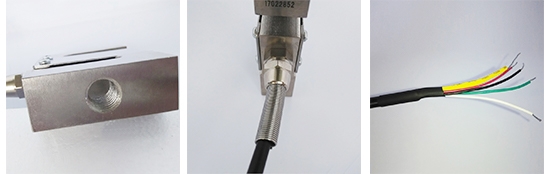 S type load cell for tension compression feature