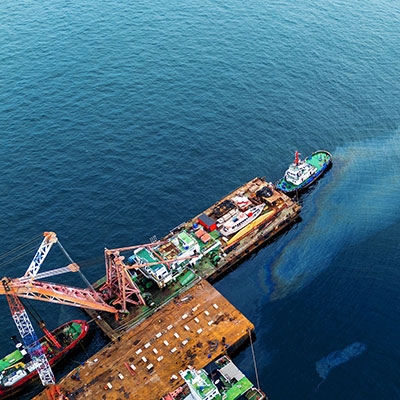 Ship engine room waste oil