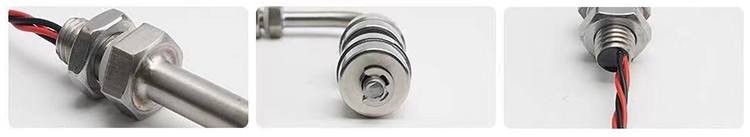 Side mounted float switch feature