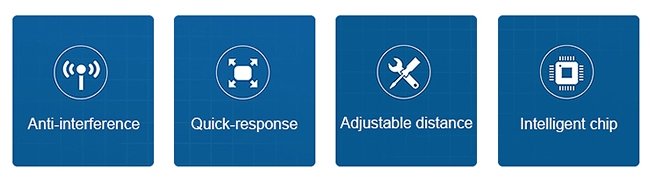 Slot type photoelectric sensor feature