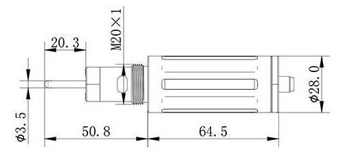 Small temp and humidity sensor size