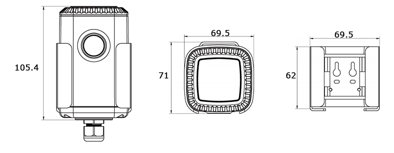 Smart light sensor size