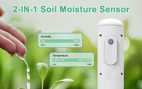 Smart soil moisture sensor app use