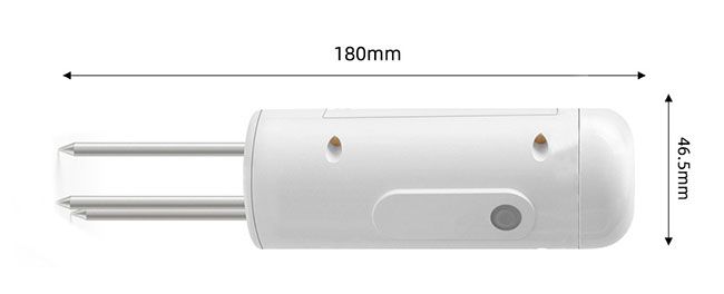 Smart soil moisture sensor size and detail