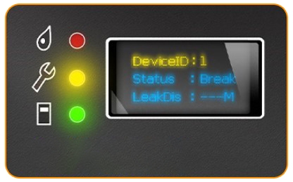 Smart water leak sensor disconnection status display