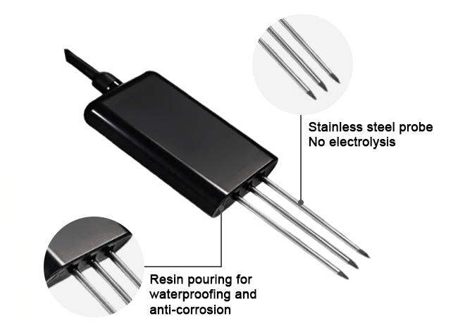 Soil moisture temperature sensor details